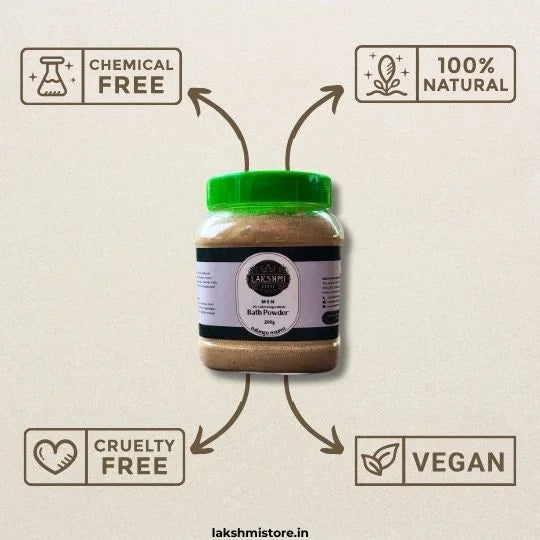 Herbal Bath Powder (Men & Boys, Without Kasthuri Manjal)