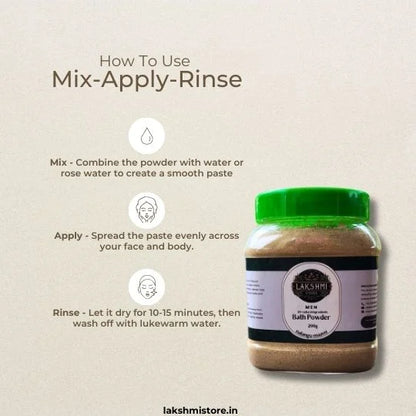 Herbal Bath Powder (Men & Boys, Without Kasthuri Manjal)